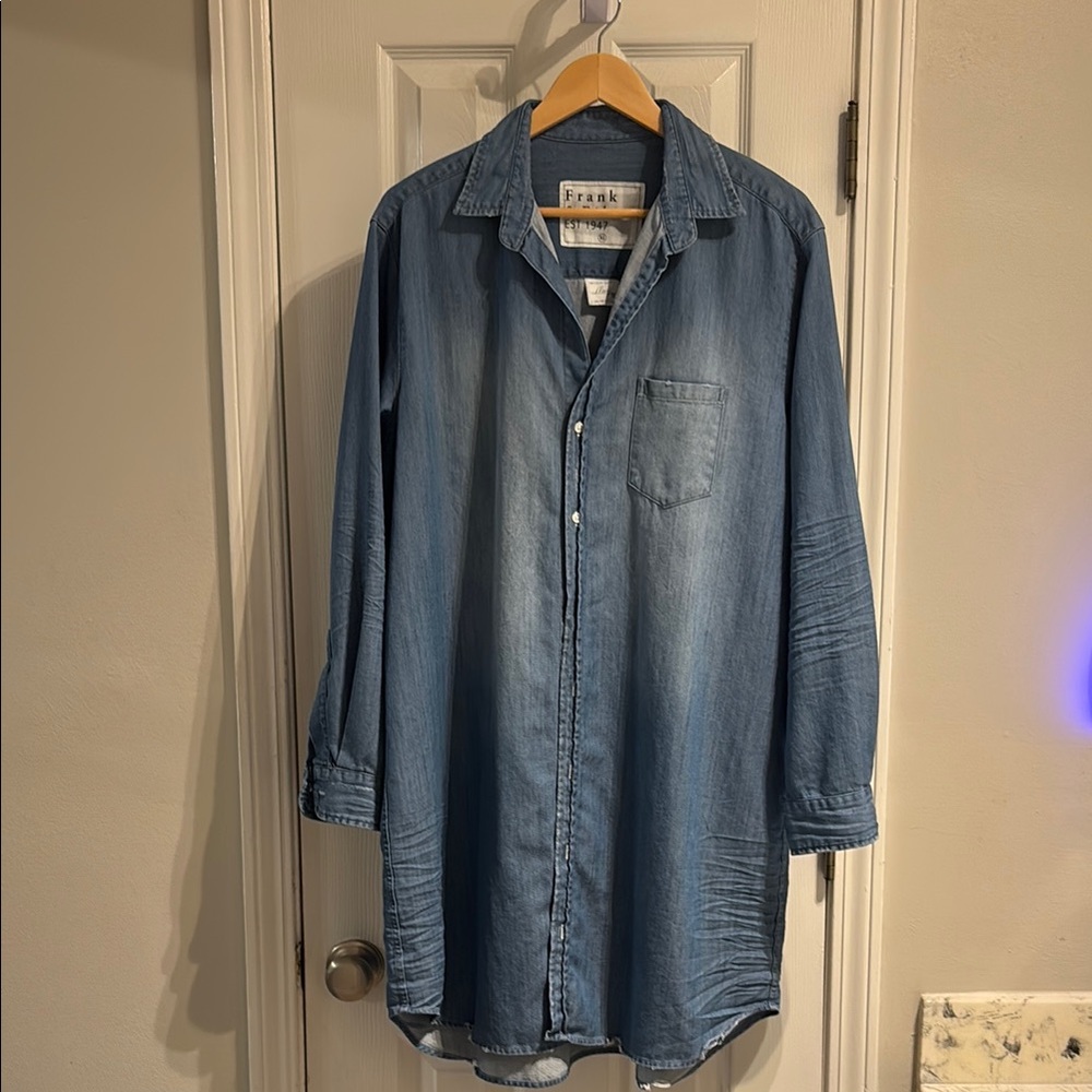 Frank & Eileen Blue Denim Shirt Dress